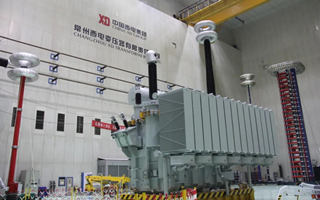 西電常變研制的冀北張家口張南250MVA/500kV變壓器通過全套試驗
